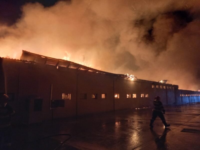 Incendiu la fabrica de pâine din Satu Nou!