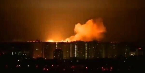 Mai multe explozii au fost auzite în Kiev, luni seară