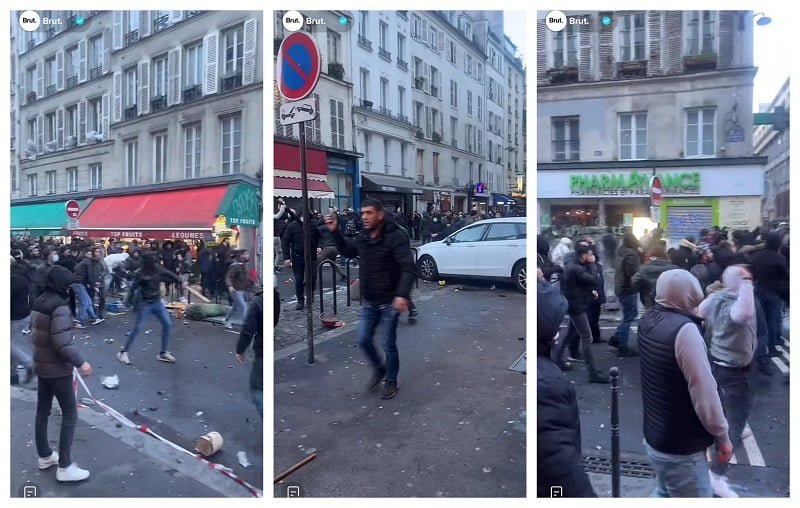 FOTO/VIDEO. Trei kurzi au fost ucisi de către un bărbat înarmat în centrul Parisului / Au loc proteste violente și ciocniri cu polițiștii în urma tragicului eveniment