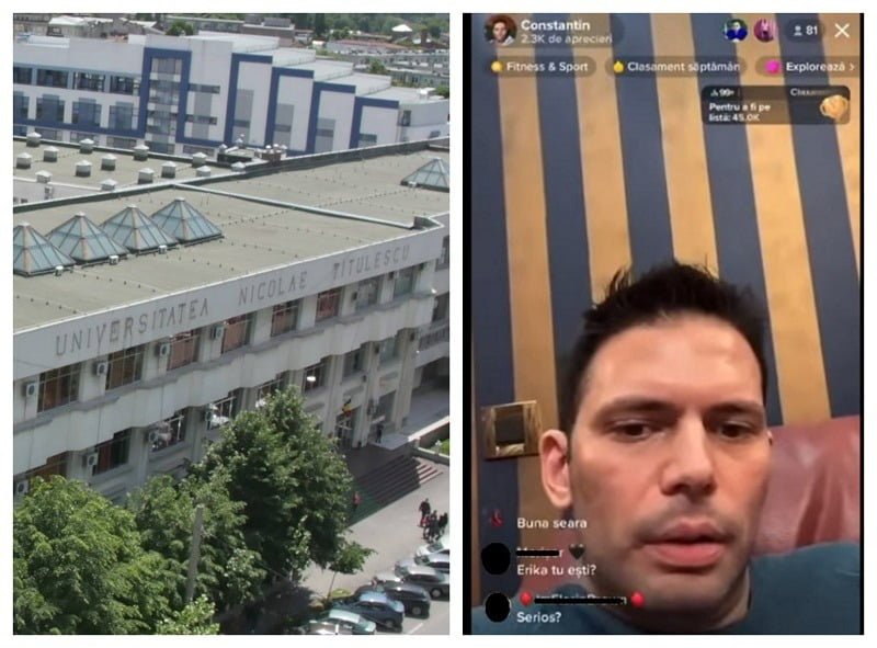 Asistent universitar la Drept, live pe TikTok, cu o studentă: „Din grupa ta, crezi că e vreo fată virgină care să aibă și f**ci?”/ Constantin Neagu preda științe penale și și-a dat demisia în urma dialogului cu studenta