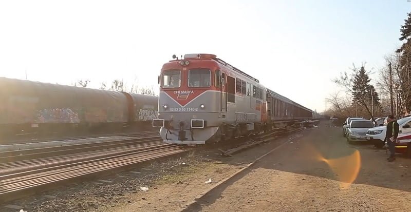 VIDEO. Cel de-al doilea tren cu ajutoare pentru Turcia a plecat luni din Bucureşti