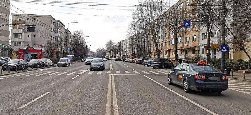 Un scuar median va fi amenajat la trecerea de pietoni situată pe strada Soveja