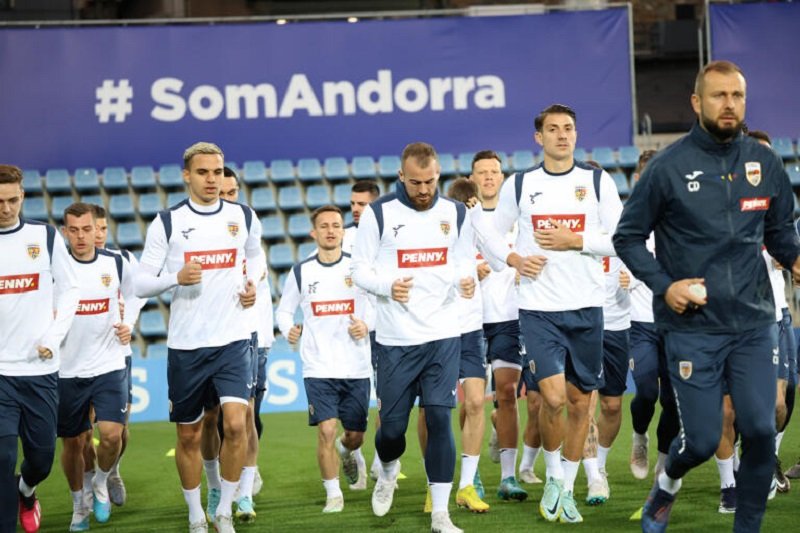 Naționala României întâlnește în această seară Andorra în primul meci pentru calificarea la Campionatul European din 2024