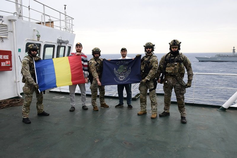 Fregata „Regele Ferdinand” execută misiuni de monitorizare a traficului maritim din Marea Mediterană