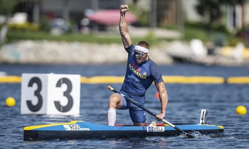 Cătălin Chirilă a fost medaliat cu aur la Cupa Mondială de kaiac-canoe de la Szeged