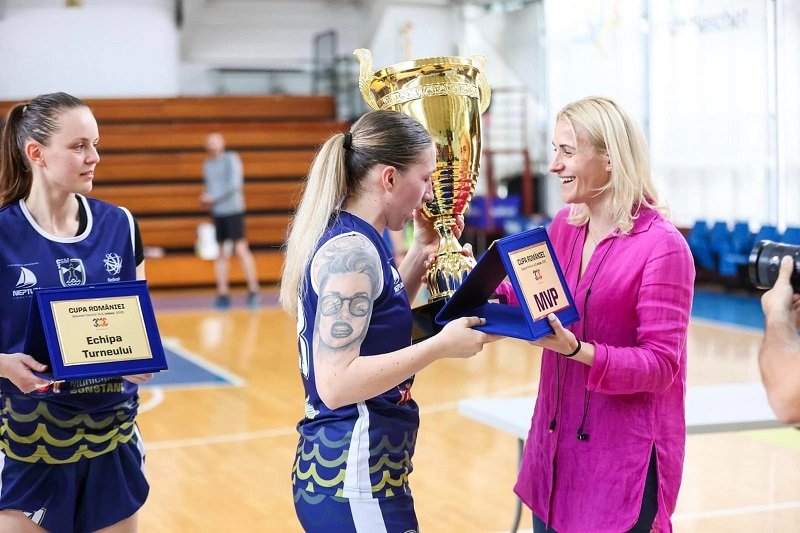 CSU CSM Constanța a câștigat Cupa României 2023 indoor la baschet feminin 3×3