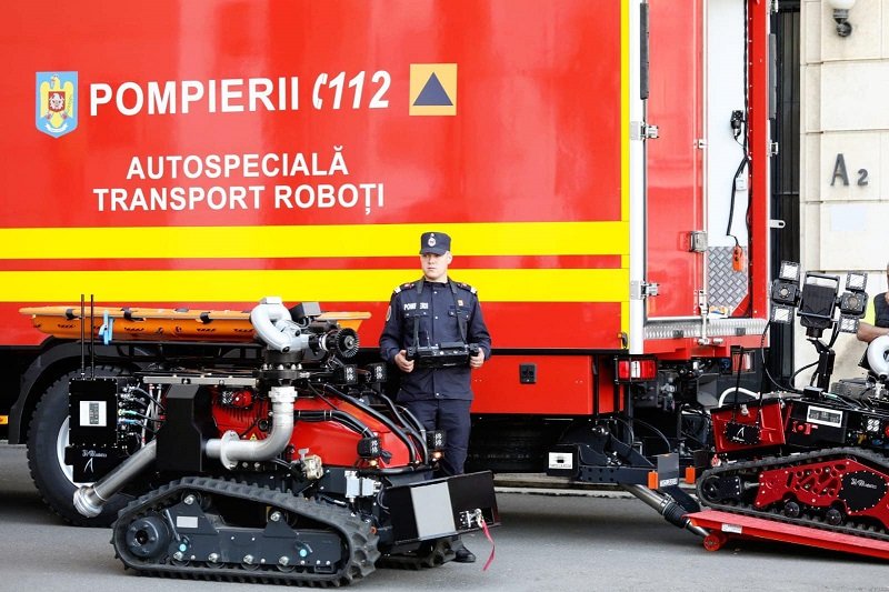 Prima misiune a autospecialei transport roboți a avut loc la Petromidia Năvodari