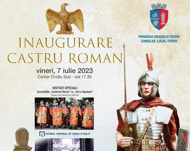 ConstanțaTV prezintă LIVE evenimentul de inaugurare al Castrului Roman de la Ovidiu