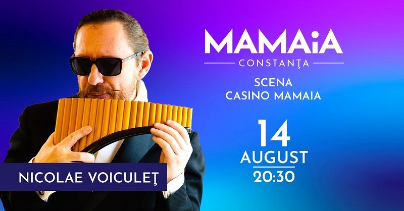 Nicolae Voiculeț în concert la Piațeta Cazino Mamaia