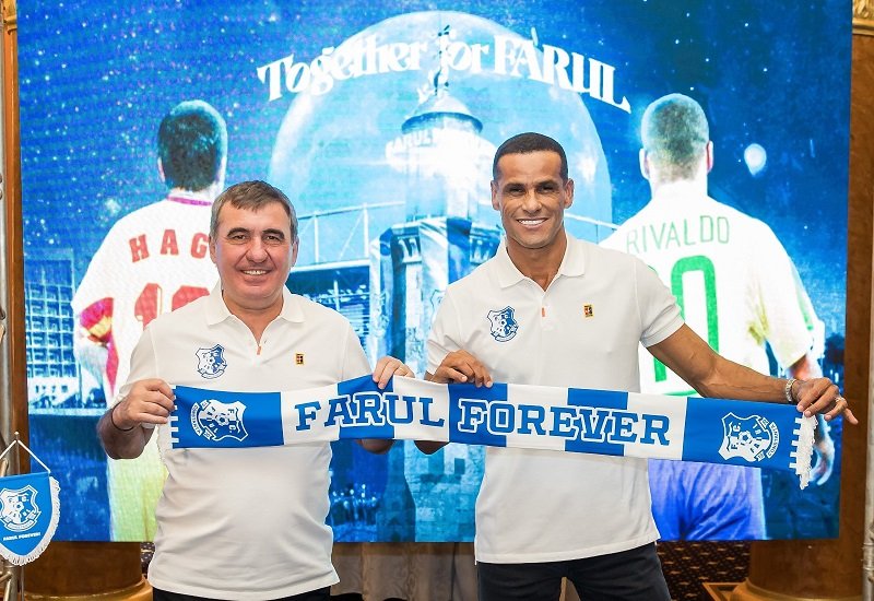 Rivaldo a devenit acționar la Farul Constanța / Gheorghe Hagi: „Farul trebuie să devină un club din Top 3 în România”