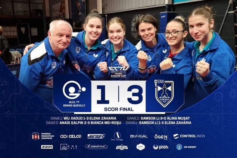 CSM Constanța s-a impus în Franța și merge mai departe în semifinalele ETTU Europe Cup Women!