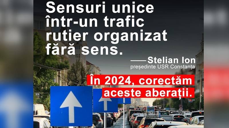 Noi sensuri unice în cartierul Tomis Nord. Stelian Ion: „Traficul rutier din Constanța a fost dat peste cap de primarul Chițac. În 2024 vom corecta aceste aberații”