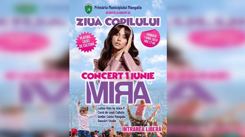 Concert Mira, de Ziua Copilului, la Mangalia. Intrarea este liberă