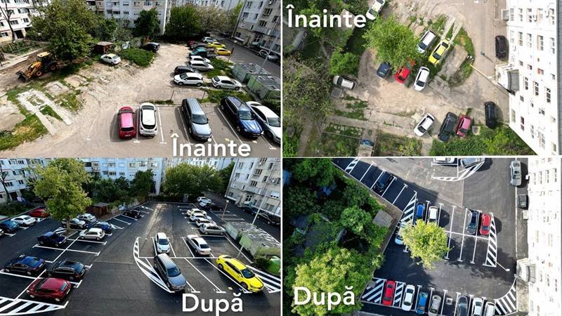 Primăria Constanța: Locuitorii din zona Gării beneficiază de o nouă parcare