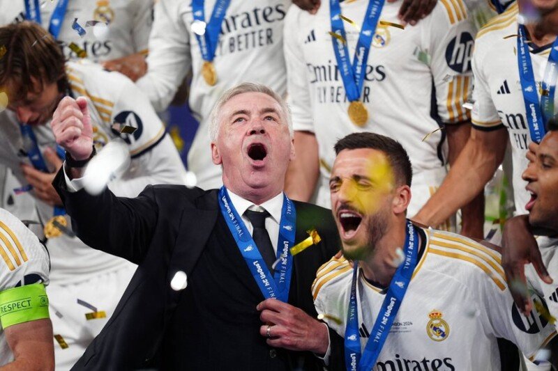 Real Madrid a câştigat Liga Campionilor pentru a 15-a oară. Ancelotti: “Visul continuă!”