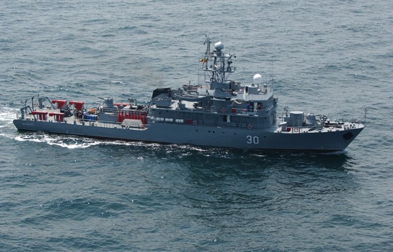 Un dragor maritim al Forţelor Navale Române se va integra în grupul operativ pentru combaterea minelor marine din Marea Neagră