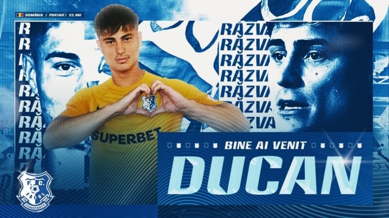 Un nou transfer pentru Farul Constanţa. Răzvan Ducan a semnat pentru trei ani