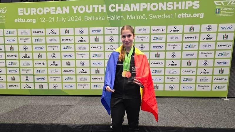 Constănțeni cu care ne mâdrim! Bianca Mei-Roșu a câștigat medalia de aur la Campionatul European de Juniori de la Malmo