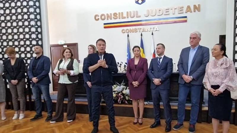 Președintele Consiliului Județean Constanța, Florin Mitroi, și-a prezentat echipa de directori și consilieri