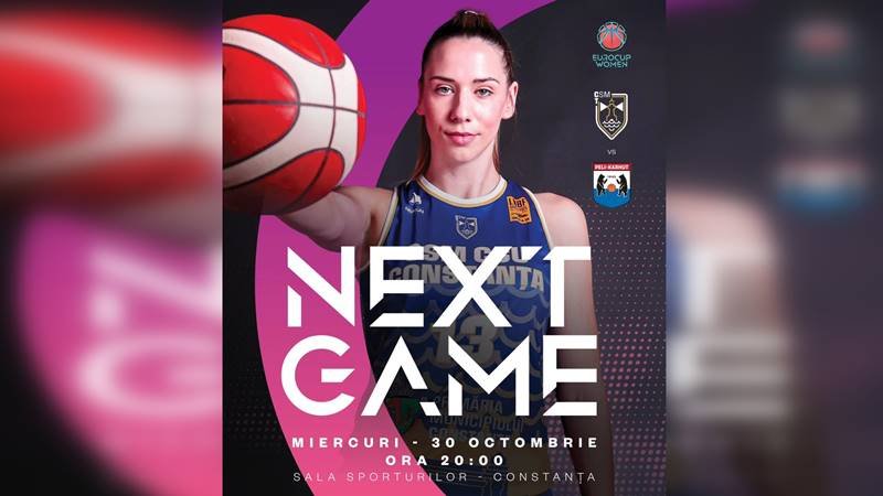 Acces blocat în parcarea de la Sala Sporturilor: CSM Constanța luptă pentru calificarea în faza următoare a FIBA EuroCup Women