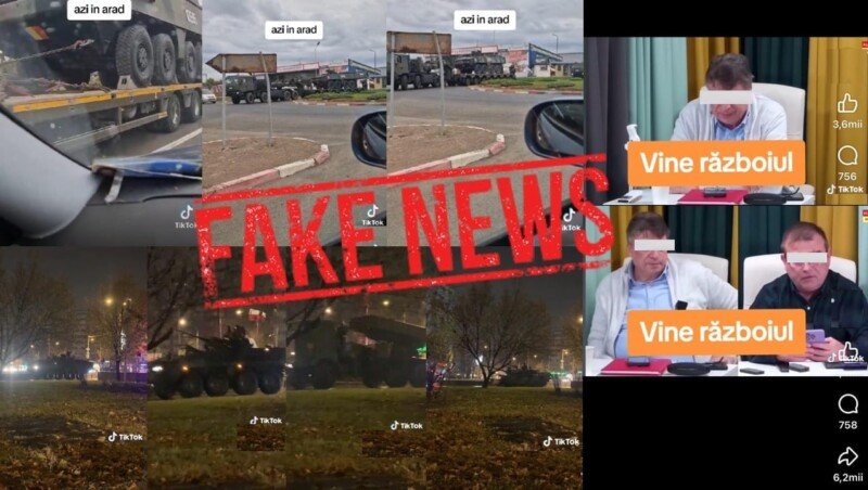 Fake news masiv pe TikTok. MApN dezminte “pregătirile” pentru a trimite oamenii la război