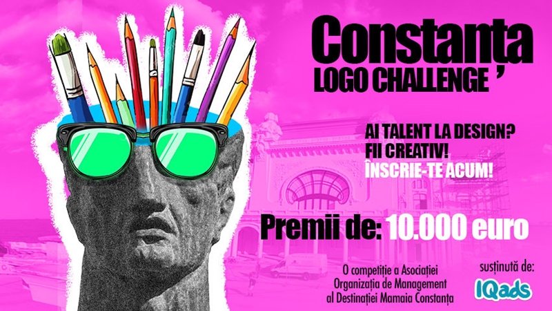 Competiția de design „Identitatea vizuală Constanței – Orașul îmbrățișat cu marea”: premii în valoare totală de 10.000 de euro