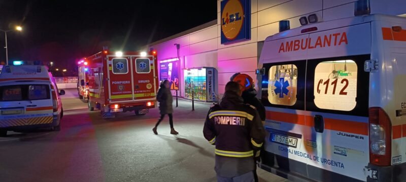 Alertă într-un magazin Lidl din Medgidia! A fost activat Planul Roșu de Intervenție după folosirea unui spray lacrimogen – zeci de persoane au fost evacuate