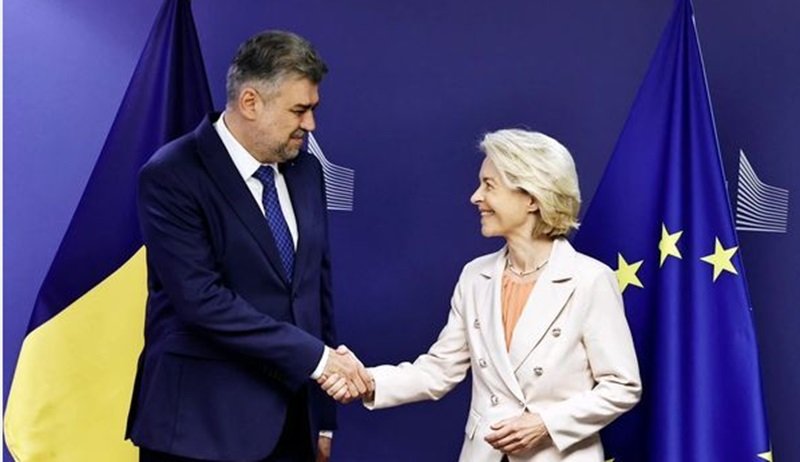 Premierul Marcel Ciolacu, la Bruxelles pentru renegocierea PNRR. Consultări cu Ursula von der Leyen