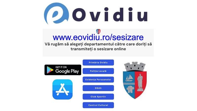 Primăria Ovidiu pune la dispoziția cetățenilor o platformă online pentru sesizări și reclamații