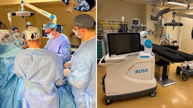 (FOTO) Spitalul Județean Constanța atinge un nou prag important în domeniul ortopediei și traumatologiei: 100 de operații realizate cu succes utilizând robotul Rosa