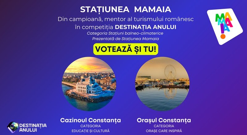 OMD Mamaia – Constanța: Stațiunea Mamaia inspiră! Din destinație premiată, model pentru turismul românesc