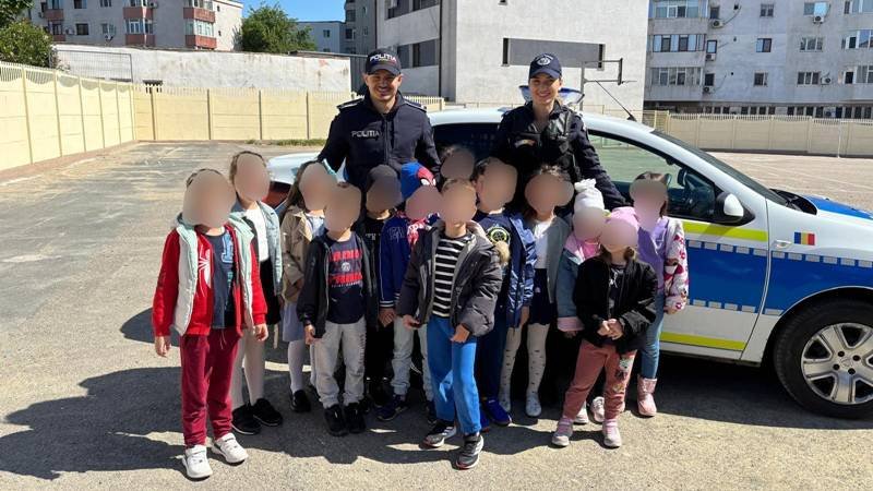 CONSTANȚA. Lecții de siguranță pentru cei mai mici dintre pietoni