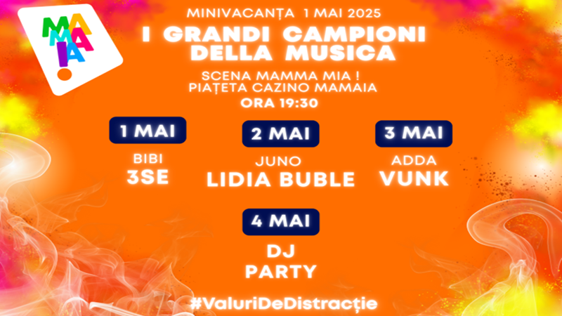 OMD Mamaia Constanța transformă Mamaia în capitala distracției în minivacanța 1 Mai: concerte, festivaluri și energie la superlativ