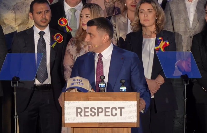 ALEGERI PREZIDENȚIALE, turul II. George Simion, discurs de câştigător: Am câștigat. Sunt noul președinte. Revendicăm victoria în numele poporului român