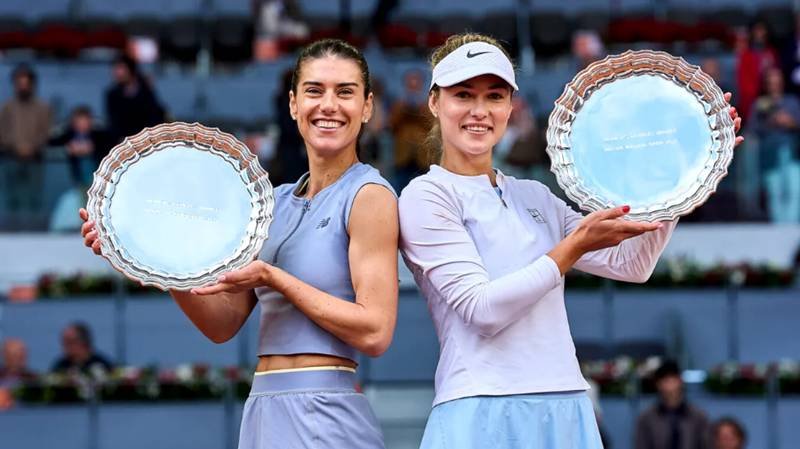 Victorie spectaculoasă în finală! Sorana Cîrstea câștigă titlul la dublu la Madrid, alături de Anna Kalinskaya