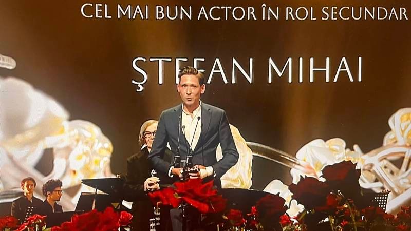 GALA PREMIILOR UNITER 2025. Ștefan Mihai de la Teatrul de Stat Constanța a câștigat premiul pentru Cel mai bun actor în rol secundar