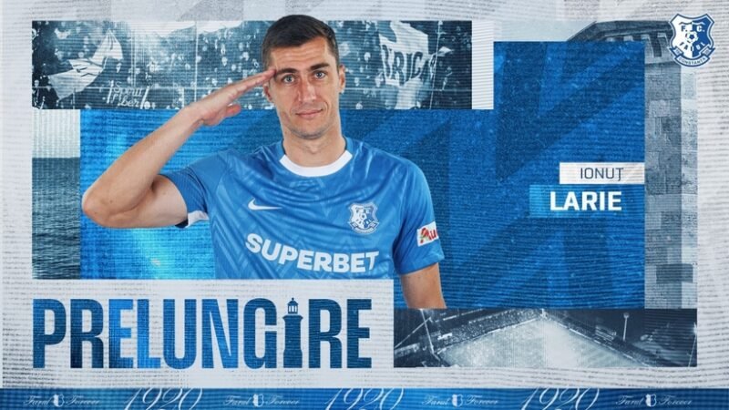 Căpitanul Ionuţ Larie şi-a prelungit contractul cu Farul Constanţa