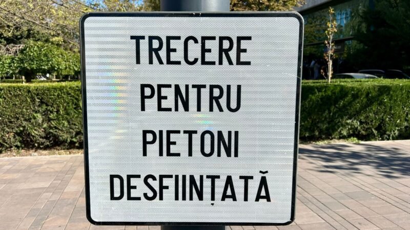 Se desființează trecerea de pietoni din dreptul Universității Maritime din Constanța