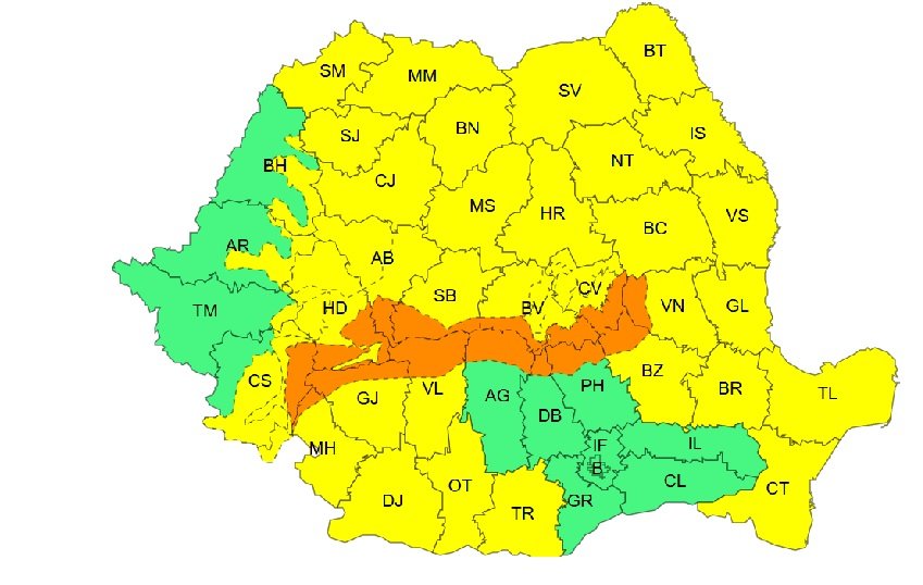 Dobrogea, sub cod galben de vânt puternic. ANM anunță ninsori viscolite până pe 29 decembrie