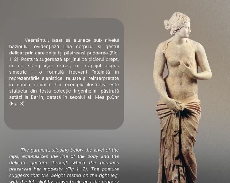 „Afrodita cea modestă”, vedeta lunii ianuarie la Edificiul Roman cu Mozaic din Constanța