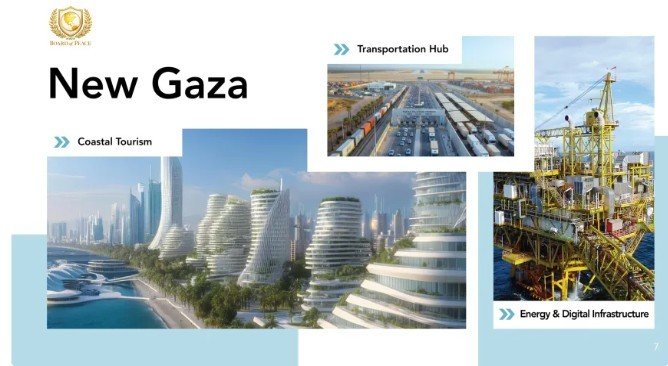 Ginerele lui Trump dezvăluie la Davos planul pentru Gaza. 180 de zgârie-nori, orașe noi, port și aeroport