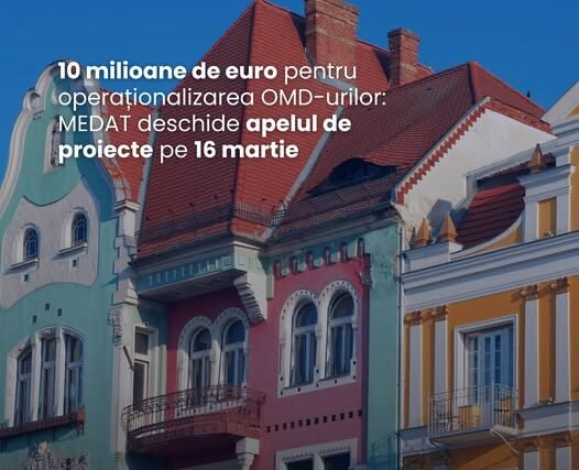 Se deschide apelul de proiecte pentru OMD-uri. 10 milioane de euro pentru dezvoltarea destinațiilor turistice