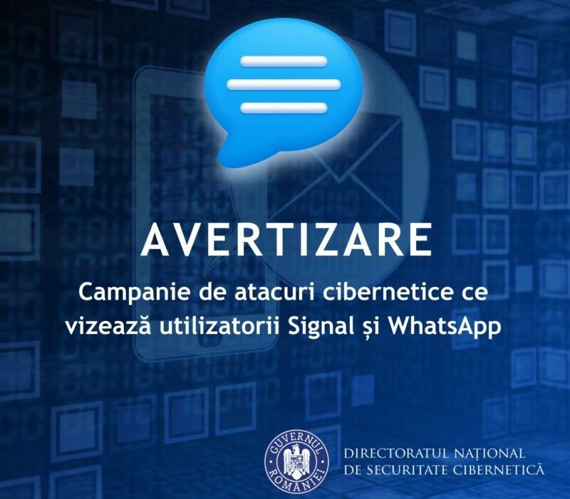Utilizatorii Signal și WhatsApp, ținta unei noi campanii de atacuri cibernetice