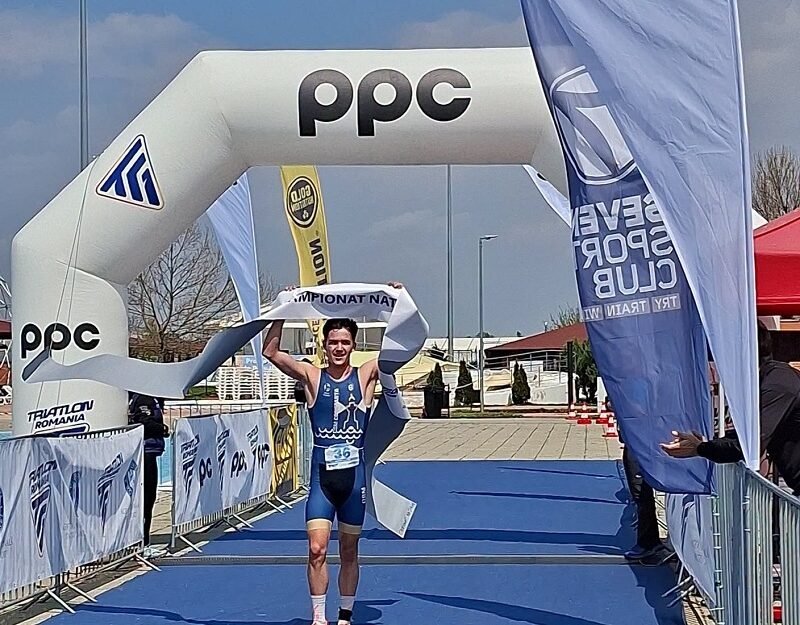 Constănțeanul Carol Popa, dublu campion la Campionatul Național de Duatlon