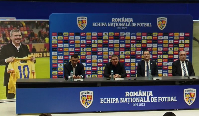 Gheorghe Hagi este din nou selecţionerul României: „Am venit să duc România acolo unde îşi doreşte”