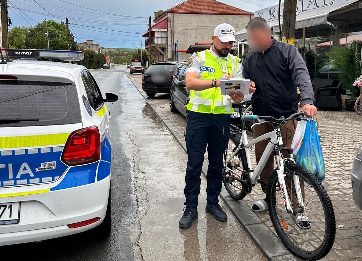 Razie printre pietoni, bicicliști și utilizatorii de trotinete electrice. Polițiștii constănțeni au dat amenzi de aproximativ 39.000 de lei
