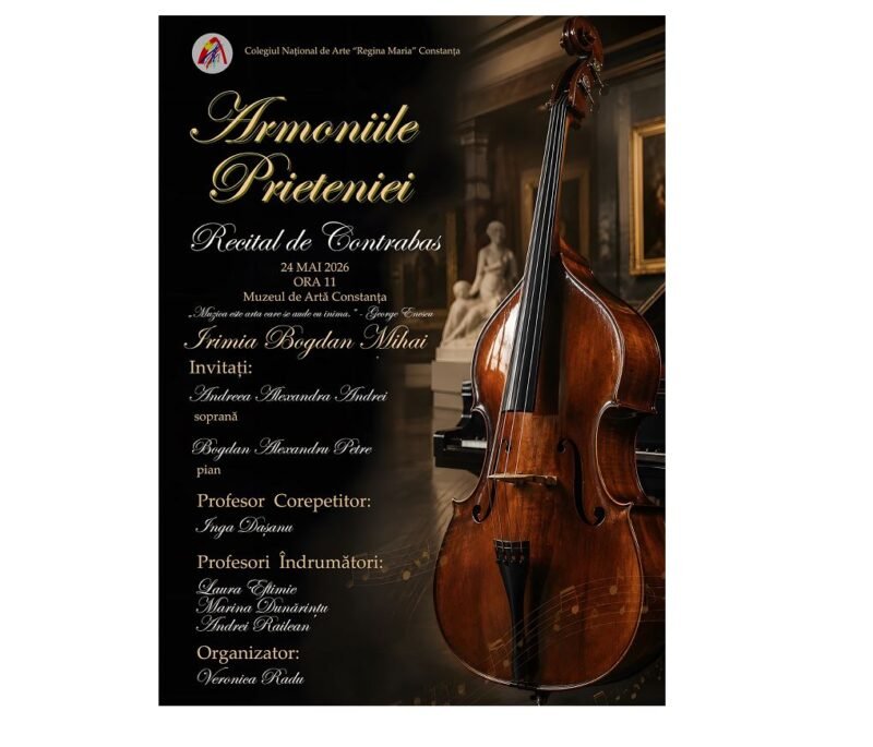 Elevii Colegiului de Arte „Regina Maria” urcă pe scena Muzeului de Artă Constanța