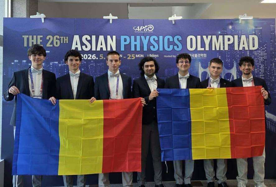 Performanță remarcabilă pentru România: șapte distincții la Olimpiada Asiatică de Fizică 2026