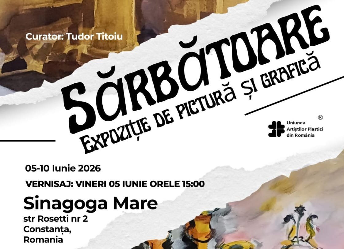 „Sărbătoare” la Sinagoga Mare din Constanța: expoziție de pictură și grafică