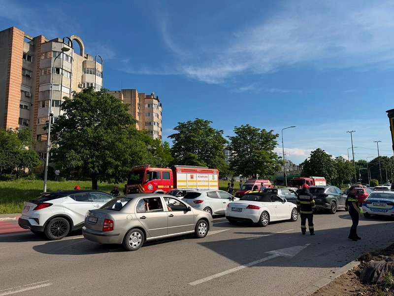 Detalii de la IPJ Constanța în cazul accidentului din zona Cireșica. Un șofer a provocat haos în oraș